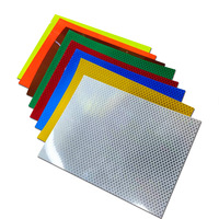 Film réfléchissant microprismatique de qualité diamant DG3, durabilité 10 ans, feuille rétroréfléchissante en PMMA pour signalisation routière