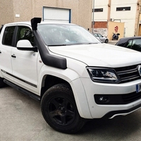 Kit de Snorkel de Admisión de Aire Elevado de Alta Resistencia LLDPE 4x4 Todoterreno para Volkswagen VW Amarok (2011-2022 2.0L TDI y 3.0L TDI V6 4MOTION)