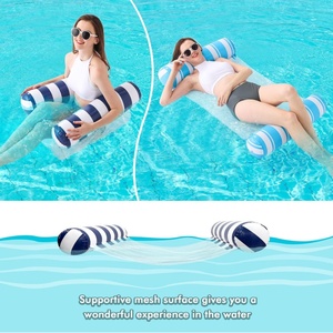 Matelas flottant gonflable 4-en-1 pour piscine, équipement de jeu aquatique pour adultes - Product Image 6