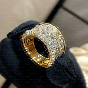 GEMLOVE Classic women <b>Ring</b> 18K Gold 4.96 Carat Lab-Grown Diamond <b>Ring</b> Exquisite Jewellery Anniversary Gift - Product Image 5