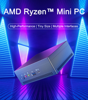 Eglobal – Mini PC Portable AMD Quad core DDR4, 32 go avec 512 go, MME, 5 Ports USB, Mini ordinateur de jeu Linux