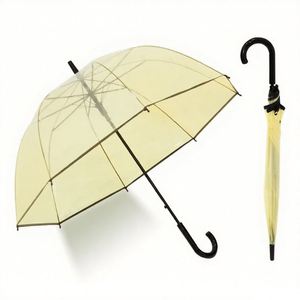 Parapluie transparent personnalisé promotionnel pour mariage, idéal pour la pluie - Product Image 1