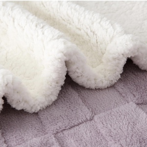 Chăn nỉ siêu mềm in họa tiết tùy chỉnh, bán trực tiếp từ nhà máy, thiết kế mới, chất liệu Jacquard <span class=keywords><strong>Sherpa</strong></span> không viền - Product Image 6