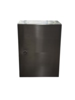 Boîtier de distribution en acier inoxydable poli, résistant aux intempéries, niveau de protection IP66, épaisseur 1,2 mm, gravé au laser, pour instruments électroniques