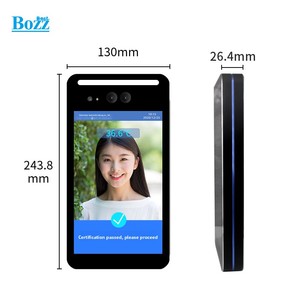 Machine de contrôle d'accès par reconnaissance faciale Android 7.1 <span class=keywords><strong>BOZZ</strong></span> OS de Shenzhen, pour portail routier, fixation murale, avec vérification par carte NFC et gestion des présences - Product Image 3