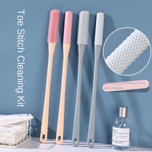 Cepillo de plástico suave para lavar pies, tabla exfoliante para talones y zócalos con limpiador de pegamento, limpiador de pies suave para frotar el vello. - Product Image 1