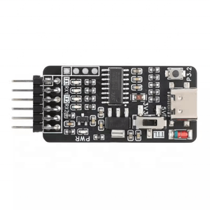 Convertisseur de port série USB Type-C vers double UART <span class=keywords><strong>CDC</strong></span> sans pilote pour téléchargement/programmation de microcontrôleurs STC - Pas de démarrage à froid requis - Product Image 3