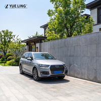 Abri de voiture en aluminium au profil élégant, sur mesure, avec toit en polycarbonate cintré, pour les distributeurs, les parkings commerciaux, résistant au vent