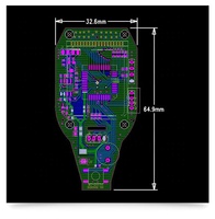 Termómetro médico infrarrojo para la frente, montaje de placa de circuito PCB, montaje final de pcba, fábrica, dispositivo médico PCB