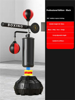 Sac de frappe vertical personnalisé pour entraînement de boxe, cible de réaction fitness, sac de sable vertical en PU robuste 360
