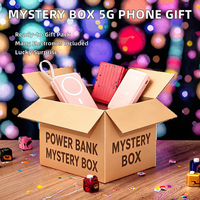 Boîte Mystère Smartphone 5G Électronique Cadeau pour Garçons - Boîte Mystère Basique avec 1 à 4 Articles Incluant une Batterie Externe et une Montre Connectée