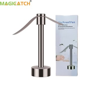 Ventilateur anti-mouches en stock avec 2 batteries, fonctionne plus de 30 heures, idéal pour les boucheries et les magasins de fruits - Product Image 1