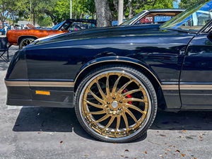 Jantes forgées RCSR personnalisées 5x115 5x127 Deep Dish 22 24 26 pouces à <span class=keywords><strong>grand</strong></span> rebord chromées brossées pour Chevy Oldsmobile - Product Image 5