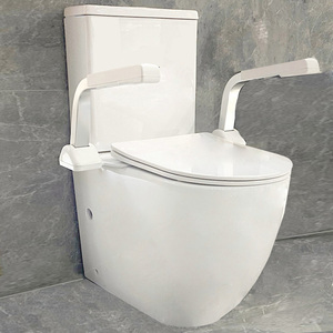 Inodoro Monobloque Comercial de Pared con Silla <span class=keywords><strong>Elevada</strong></span> para Discapacitados, Material Sanitario - Product Image 3