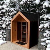 Sauna pour 1 à 8 personnes, hammam extérieur sain, sauna en bois de pruche, poêle en bois, amincissant