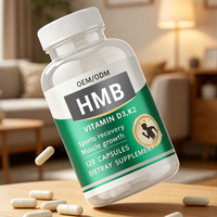 Compléments HMB OEM révolutionnaires, 120 capsules, croissance musculaire, maintien de la masse musculaire, masse maigre, certifié GMP