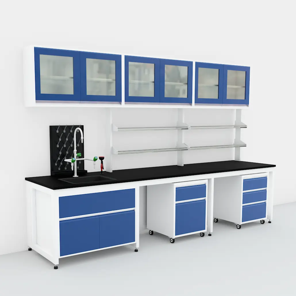 Laboratory Furniture Lab Wall Bench/Side Bench For Plant Culture Botanical Lab Anti-microbial