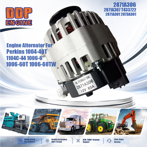 เครื่องจักรก่อสร้าง 2871A306 2871A307 T433722 เครื่องกำเนิดไฟฟ้ากระแสสลับสำหรับ Perkins 1004-40T 1104C-44 1006-6 1006-60T 1006-60TW - Product Image 2
