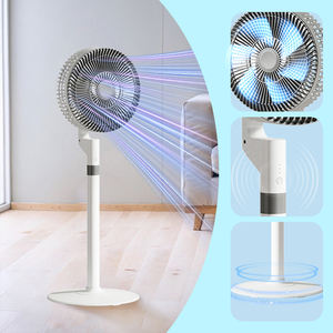 Ventilateur sur Pied à Design Épuré Alimenté par USB, 3 Vitesses de Vent, Fonctionnement Silencieux et Économe en Énergie - Product Image 4