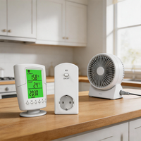 Termostato Programable de Nuevo Diseño 2026 para Hotel, Apartamento, Sala de Estar - Ecológico, Antiinflamable, PC, Diseño Europeo, Fácil de Usar