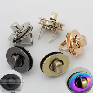 Quincaillerie métallique en alliage de Zinc, presse-tour, porte-monnaie magnétique, serrure à boucle, serrure à clé, boîte à clés, serrure à torsion