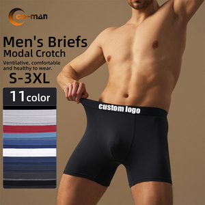 Caleçons Boxers Modaux pour Hommes – <span class=keywords><strong>Sous</strong></span>-vêtements Unisexe en Soie Glacée Douce, Haute Élasticité, Qualité Supérieure, Design Exclusif - Product Image 2