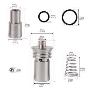 Kit de soupape de dérivation de refroidisseur de transmission 6L80 6L90 8L90 avec joint pour Toyota Faw Jp - Product Image 2