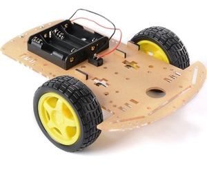 Châssis de voiture intelligent <span class=keywords><strong>pour</strong></span> suivi de course, kit DIY de plaque inférieure 2 <span class=keywords><strong>roues</strong></span> et <span class=keywords><strong>4</strong></span> <span class=keywords><strong>roues</strong></span> motrices avec disque codeur ZK-4WD - Product Image 2