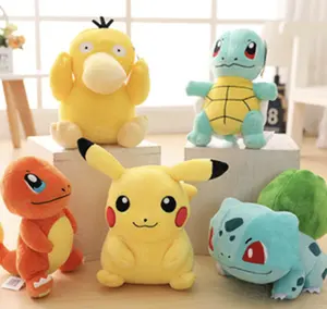 Sıcak satış 8-inch Pikachu peluş bebek Squirtle/sevimli ördek/Charmander/sıcak bebek çocuk hediye bebek