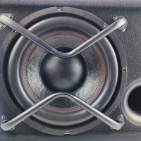 Subwoofer passif en bois de 12 pouces OEM d'usine, 1500W max, boîte de basses haute puissance pour audio de voiture 12V OEM ODM