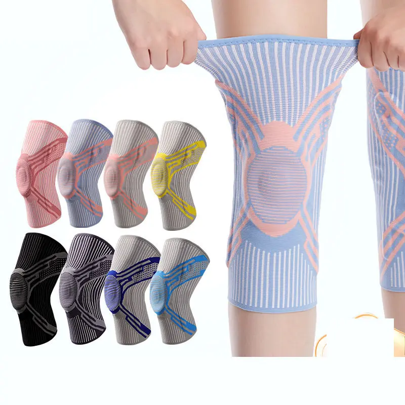 Kompresi Terbaik Bantalan Lutut Meniskus Yang Dapat Disesuaikan Pendukung Lengan Lutut Ortopedi Penopang Lutut