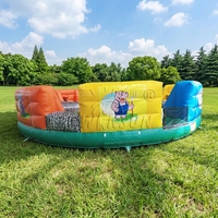 WINSUN Sport Center Nouveau Grand Bouncer Gonflable pour Adultes, Jeu de Rebond Hippopotames Affamés
