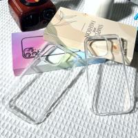 Coque de téléphone personnalisée transparente pour IPhone 16 15 14 13 Pro Max coque de téléphone transparente PC étuis souples pour IPhone 16 15 Plus