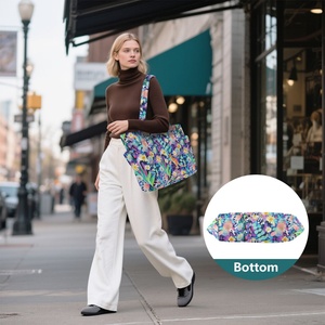 25L Australian Artist Floral Design Quilted Polyester Weekender <b>Bag</b> Carry on <b>Bag</b> <b>Overnight</b> Tote Travel Women Tote <b>Bag</b> Handbags - Product Image 6