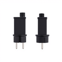 Transformateur de classe 2 IP44 étanche à l'eau, alimentation électrique 3V 2.5V 12V, adaptateur pour lumières de sapin de Noël LED, matériau PC, connexion par prise