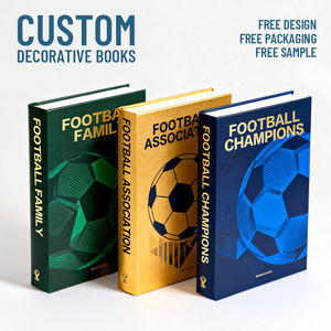 Caja de Libros Falsos Personalizada para la Copa Mundial de Fútbol 2026, Exclusiva para Zonas de Aficionados, Accesorios de Exhibición y Almacenamiento para Coleccionistas - Product Image 1