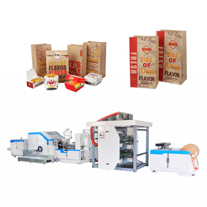 Máy túi giấy công nghiệp cho túi đáy vuông dây chuyền sản xuất tốc độ cao - Product Image 1