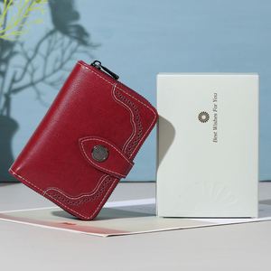 Portefeuille éjecteur de cartes personnalisé en cuir véritable avec fonction Localiser, porte-cartes RFID de luxe pour hommes et femmes - Product Image 4