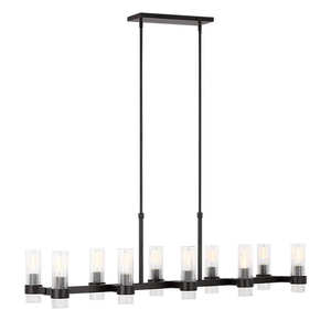 Derniers lustres décoratifs américains, lampes suspendues, style nordique, restaurant moderne, lustre rectangulaire en fer pour salon - Product Image 3