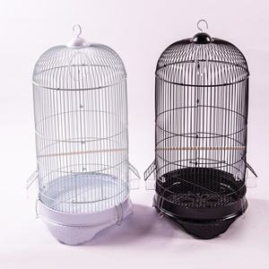 Vente en gros de cages à oiseaux en métal rondes de style unique pour canaris, pour bureau, maison, jardin, intérieur, extérieur, cages à perroquets - Product Image 6