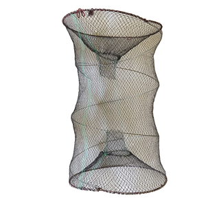 Piège à crabes pliable portable Drasry, appât pour homard, écrevisses, crevettes, filets de pêche pliables, conception flottante, cadre en acier, fabriqué en plastique - Product Image 1