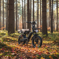 Vélo de montagne électrique OUXI V8 Ultra Max à pneus larges pour adultes, moteur à moyeu arrière, cadre en alliage d'aluminium, batterie au lithium 48V, tout-terrain