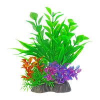 Plantes aquatiques artificielles, décoration d'aquarium, simulation d'algues pour terrarium de tortues, vente en gros