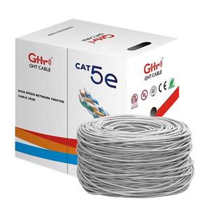 4 Pares de <span class=keywords><strong>Cable</strong></span> de Red <span class=keywords><strong>UTP</strong></span> Cat5, CU CCA <span class=keywords><strong>UTP</strong></span> FTP SFTP, Prueba PASS, Cat5e para Interiores, 100/200/305M, <span class=keywords><strong>Precio</strong></span> <span class=keywords><strong>por</strong></span> <span class=keywords><strong>Metro</strong></span> de Fábrica - Product Image 1