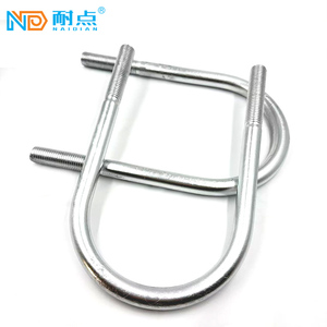 Ancre à expansion en forme de J/U en acier au carbone de grade 4.8 avec tête plaquée zinc jaune pour mur en béton - Product Image 3