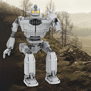 MOC1044 Robot en fer de dessin animé, <span class=keywords><strong>film</strong></span> classique créatif, jeu géant, blocs de construction éducatifs, cadeaux créatifs, jouets pour enfants, 790 pièces - Product Image 3