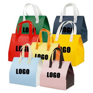 Sac isotherme réutilisable et écologique en tissu non tissé personnalisé avec fermeture éclair pour la livraison de nourriture à usage thermique - Product Image 1