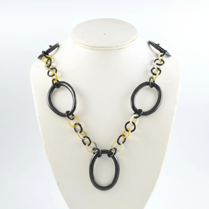 สร้อยคอเขาควายทำมือสร้อยคอวินเทจประดับมุกหินหลักสำหรับผู้หญิงสำหรับงานแต่งงานงานหมั้นดีไซน์ที่ดีที่สุด - Product Image 1