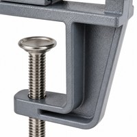 Étau de table industriel mini en alliage d'aluminium 35 mm, à mâchoires plates, pour le travail du bois, petite pince, outil de quincaillerie
