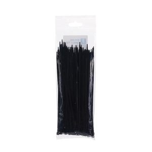 Bridas de poliamida de 3,6 x 200 mm (40 unidades), color negro, ideales para organizar cables y materiales en manualidades. - Product Image 2